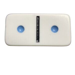 Double Twelve Dominoes Replacement Tile 1 1 Color Dot mq